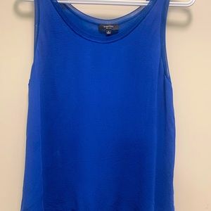 Aritzia Babaton Blue 100% Silk "Liev" Tank Top